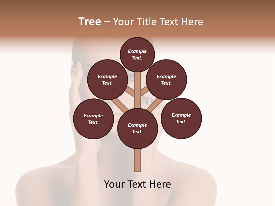 Woman Portrait Face PowerPoint Template