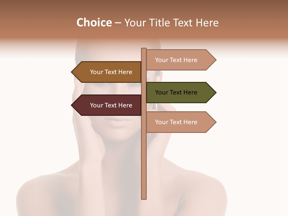 Woman Portrait Face PowerPoint Template