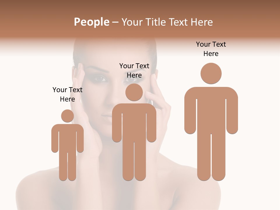 Woman Portrait Face PowerPoint Template