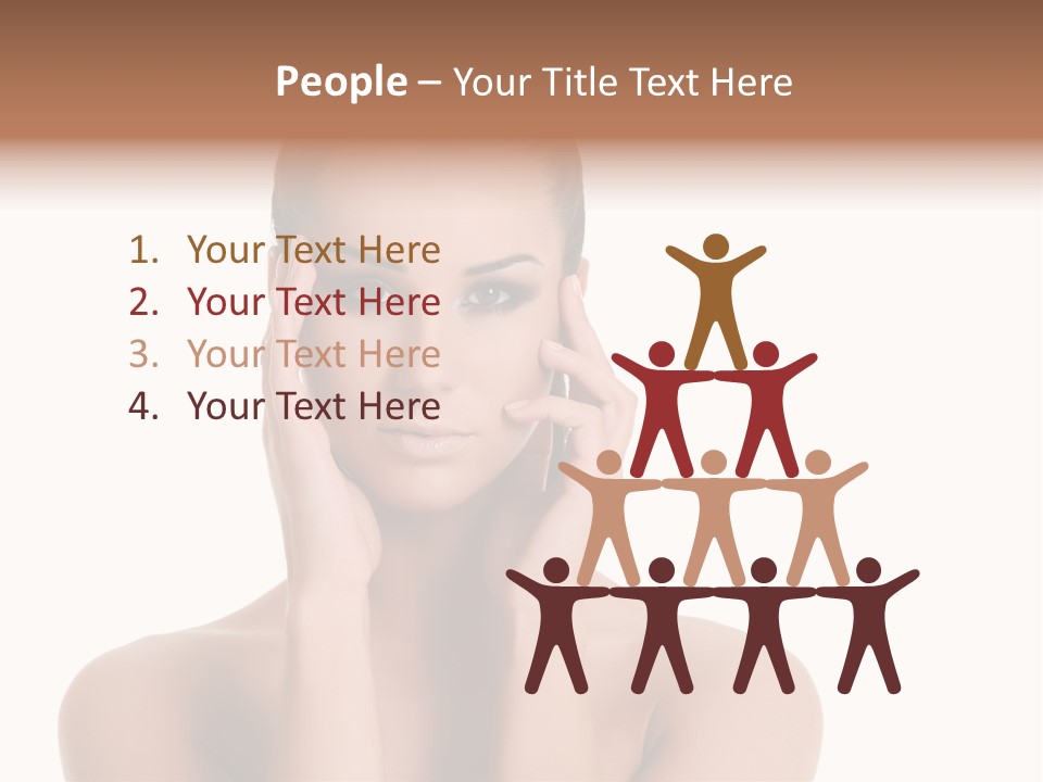 Woman Portrait Face PowerPoint Template