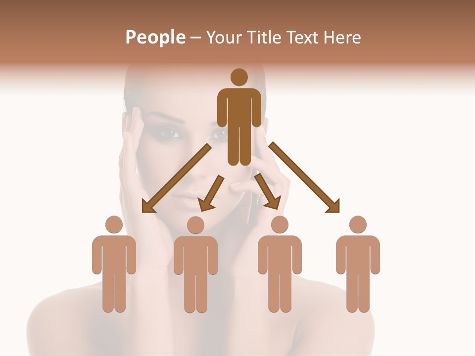 Woman Portrait Face PowerPoint Template