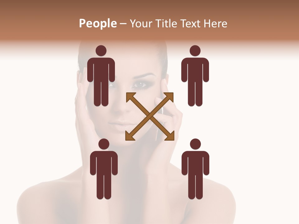 Woman Portrait Face PowerPoint Template