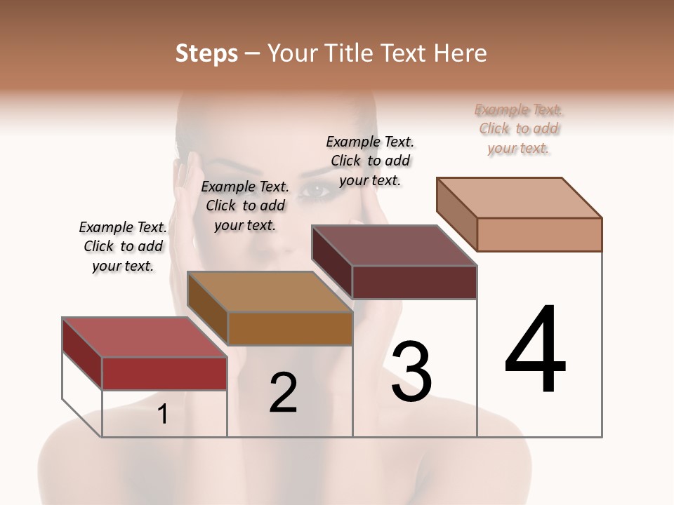 Woman Portrait Face PowerPoint Template