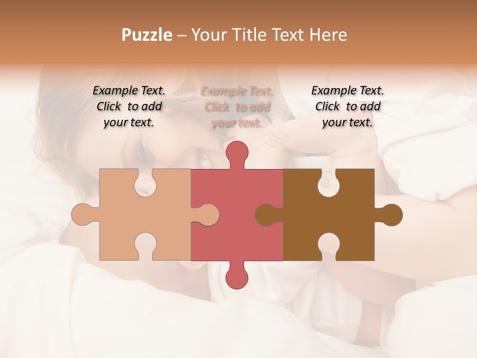 Love Baby Playing PowerPoint Template