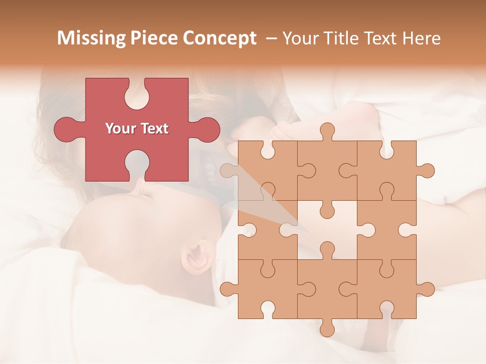 Love Baby Playing PowerPoint Template