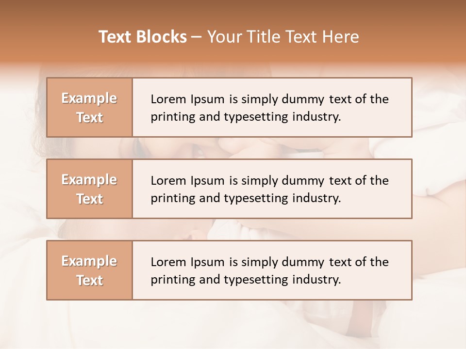 Love Baby Playing PowerPoint Template