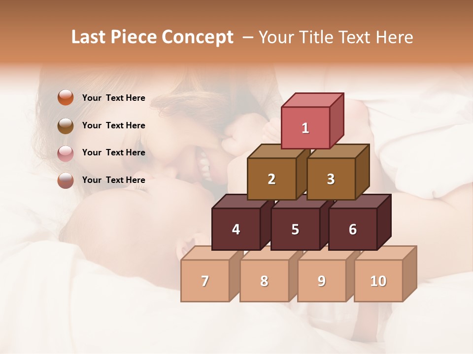 Love Baby Playing PowerPoint Template