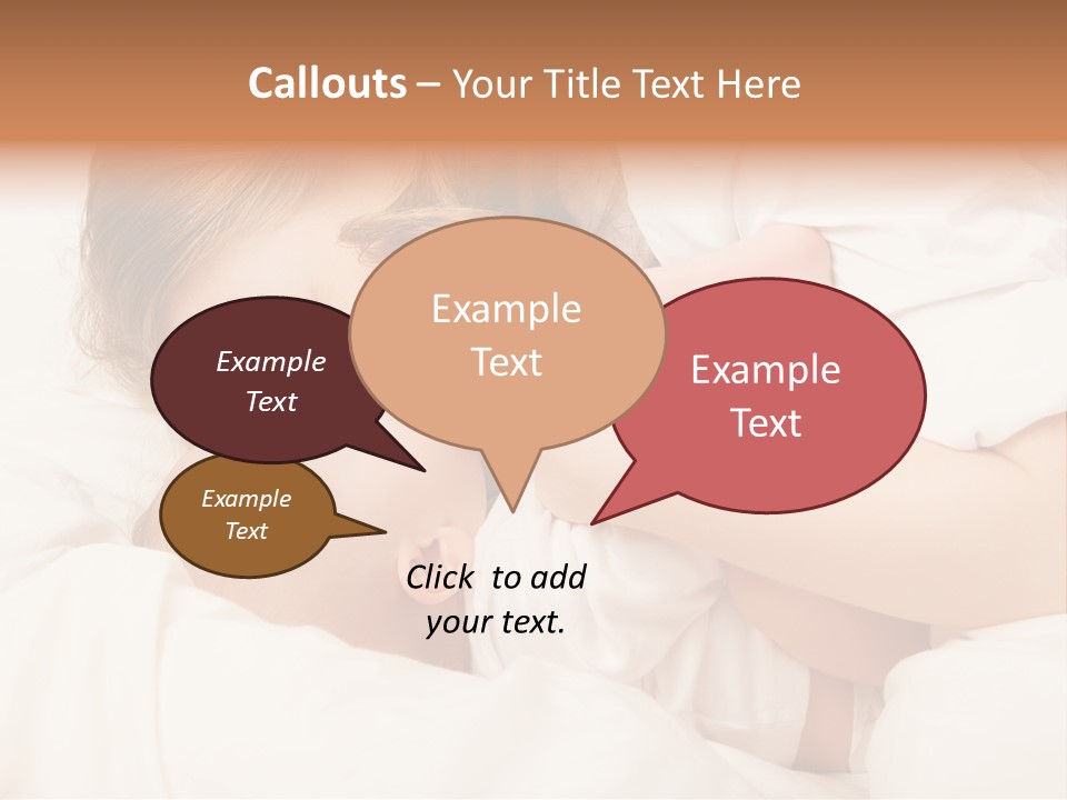 Love Baby Playing PowerPoint Template