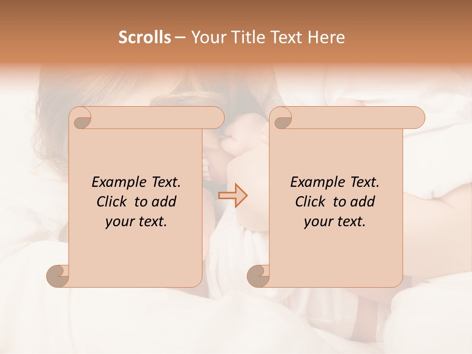Love Baby Playing PowerPoint Template