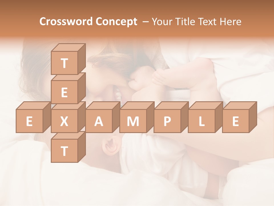 Love Baby Playing PowerPoint Template