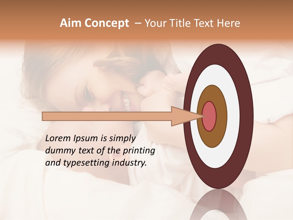 Love Baby Playing PowerPoint Template