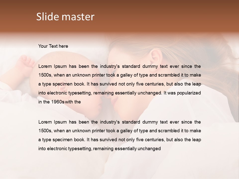 Resting Touch Beautiful PowerPoint Template