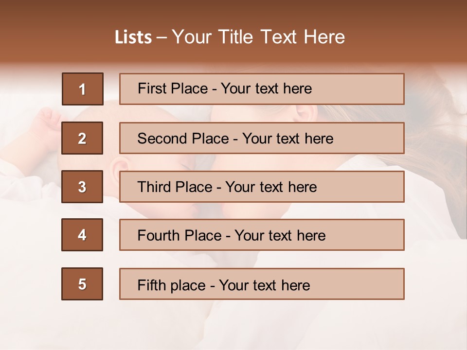 Resting Touch Beautiful PowerPoint Template