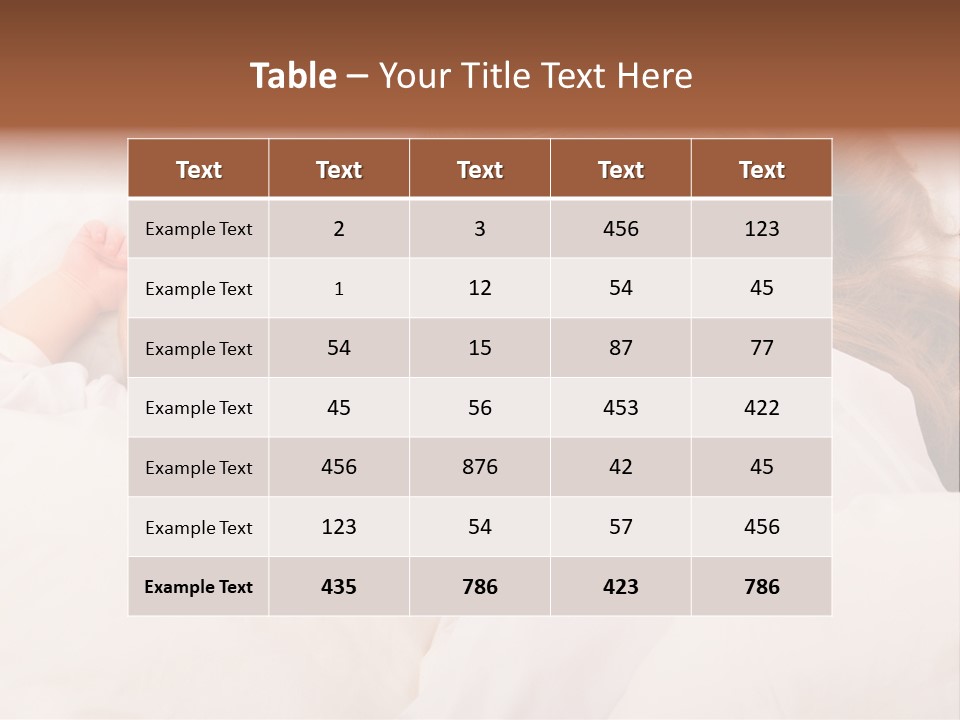 Resting Touch Beautiful PowerPoint Template