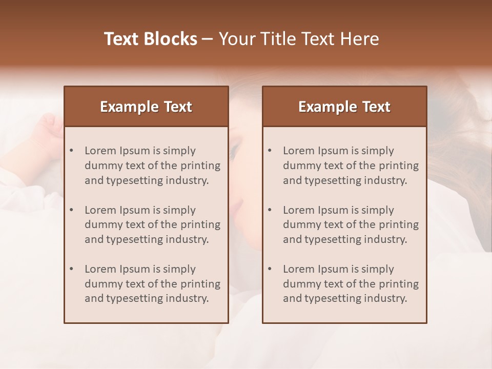 Resting Touch Beautiful PowerPoint Template