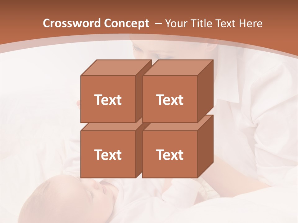 Bonding Two Baby PowerPoint Template