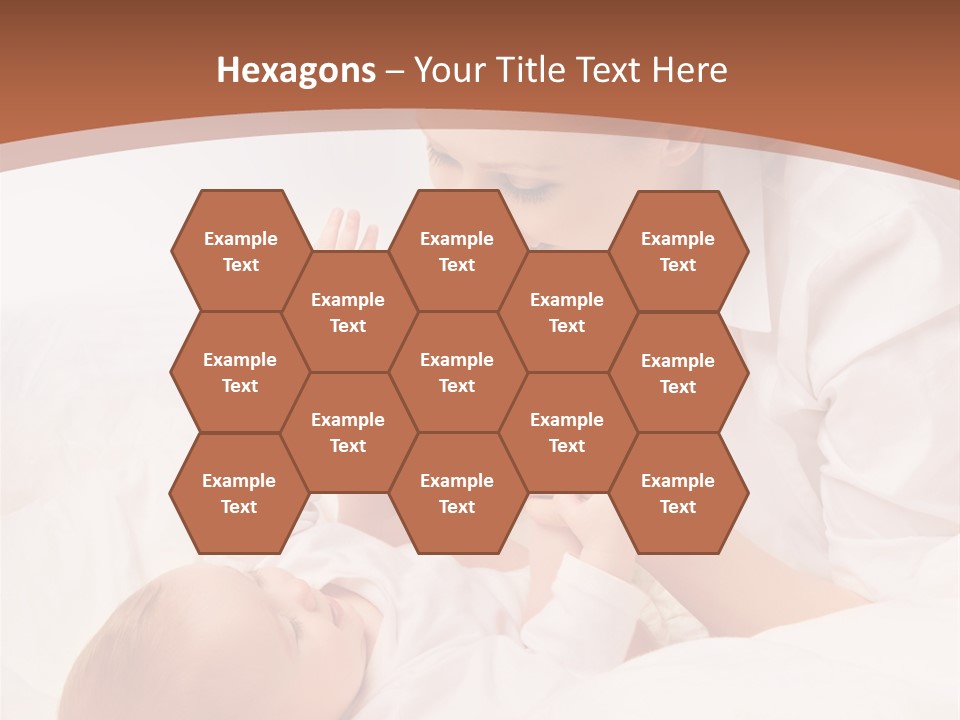 Bonding Two Baby PowerPoint Template