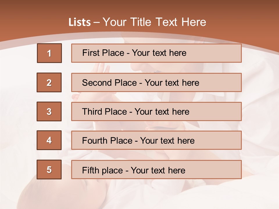 Bonding Two Baby PowerPoint Template