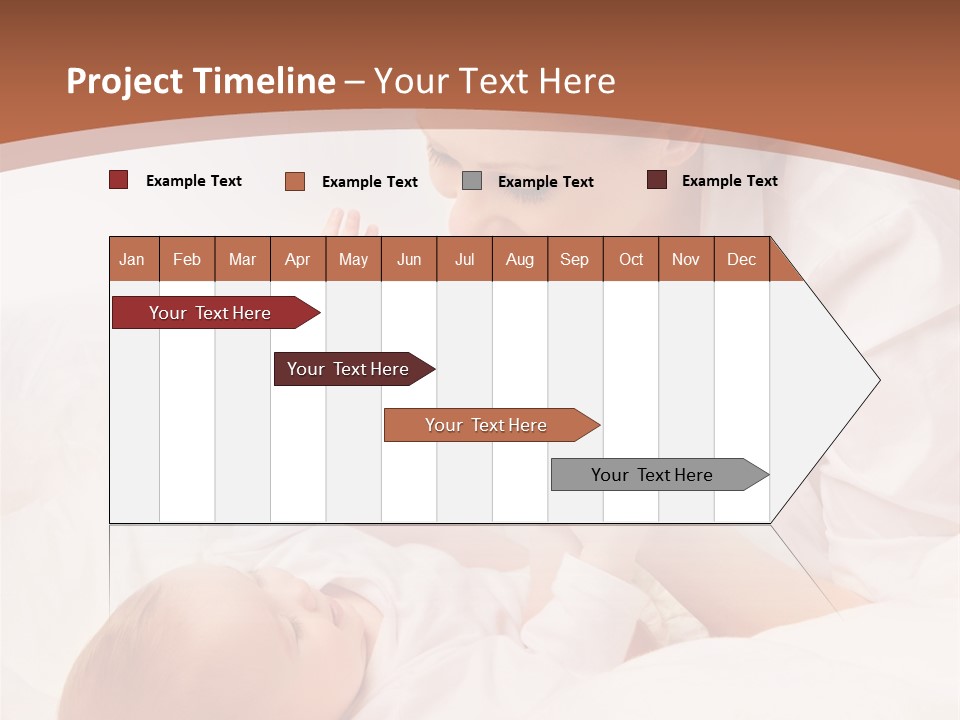 Bonding Two Baby PowerPoint Template