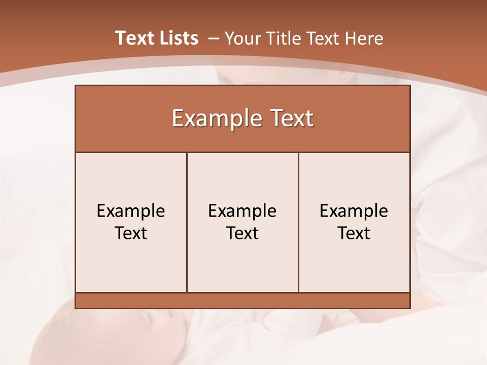 Bonding Two Baby PowerPoint Template