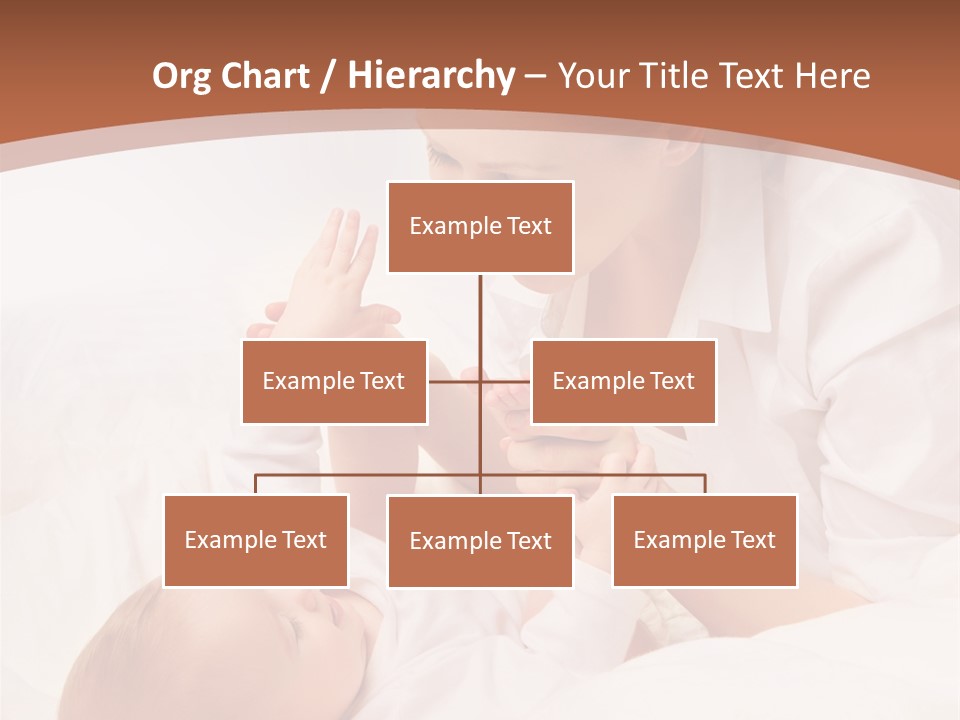 Bonding Two Baby PowerPoint Template