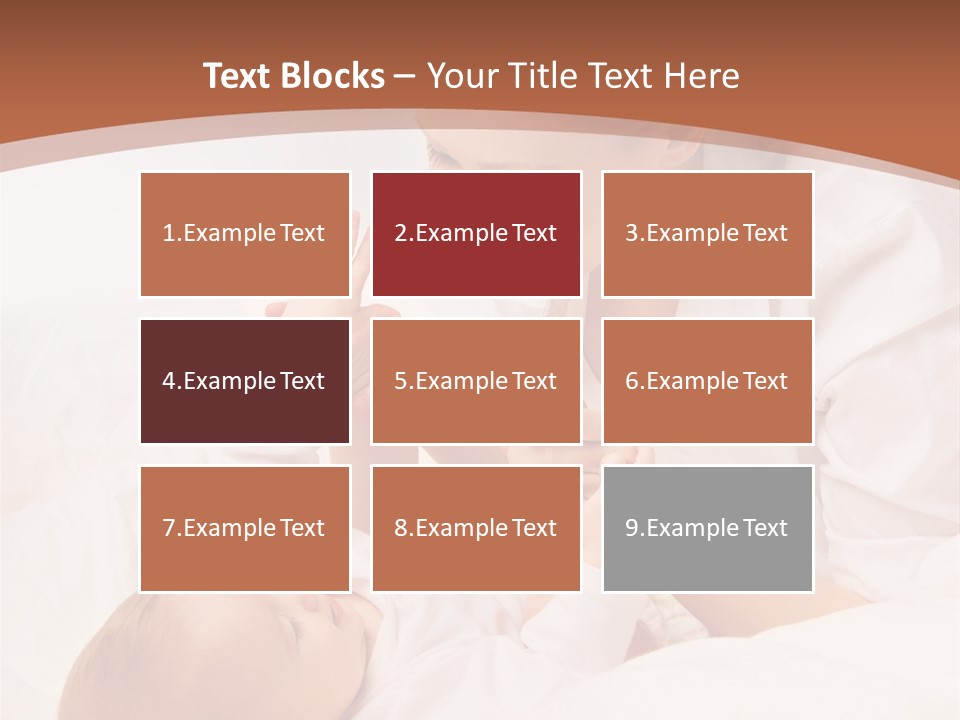 Bonding Two Baby PowerPoint Template