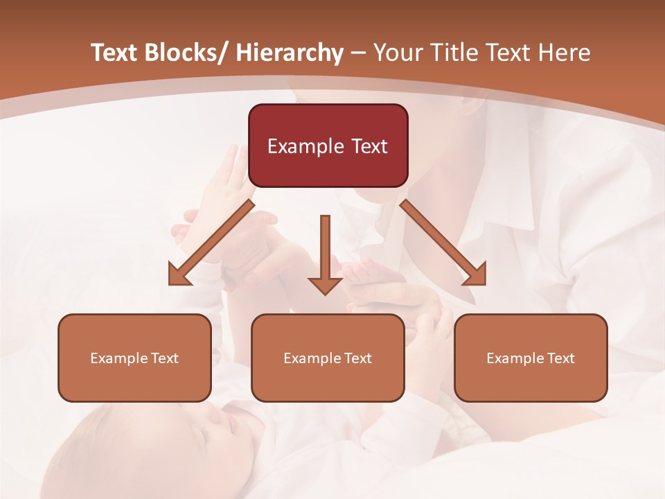 Bonding Two Baby PowerPoint Template