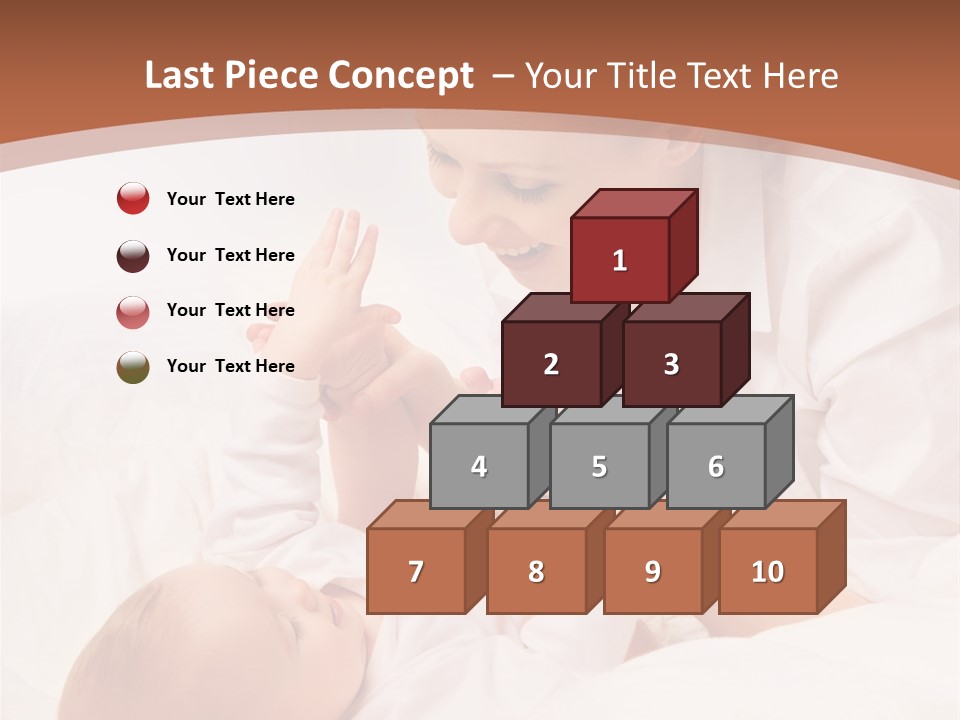Bonding Two Baby PowerPoint Template