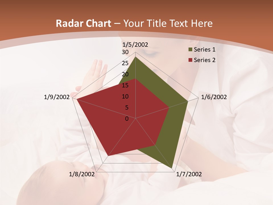 Bonding Two Baby PowerPoint Template