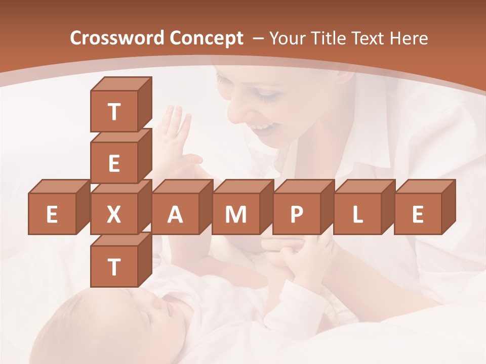 Bonding Two Baby PowerPoint Template