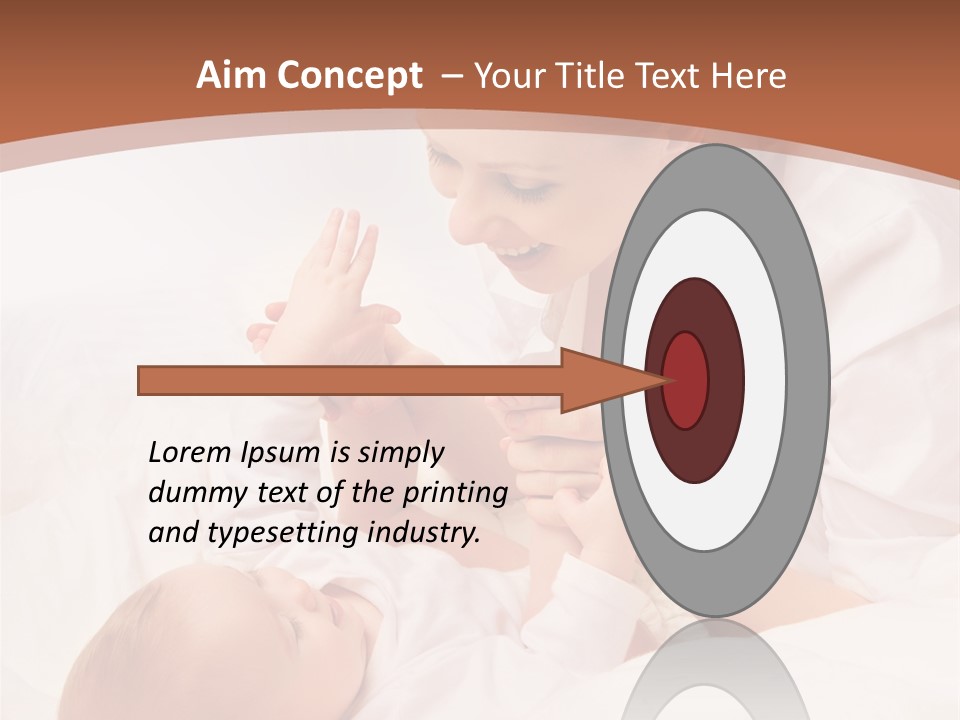 Bonding Two Baby PowerPoint Template