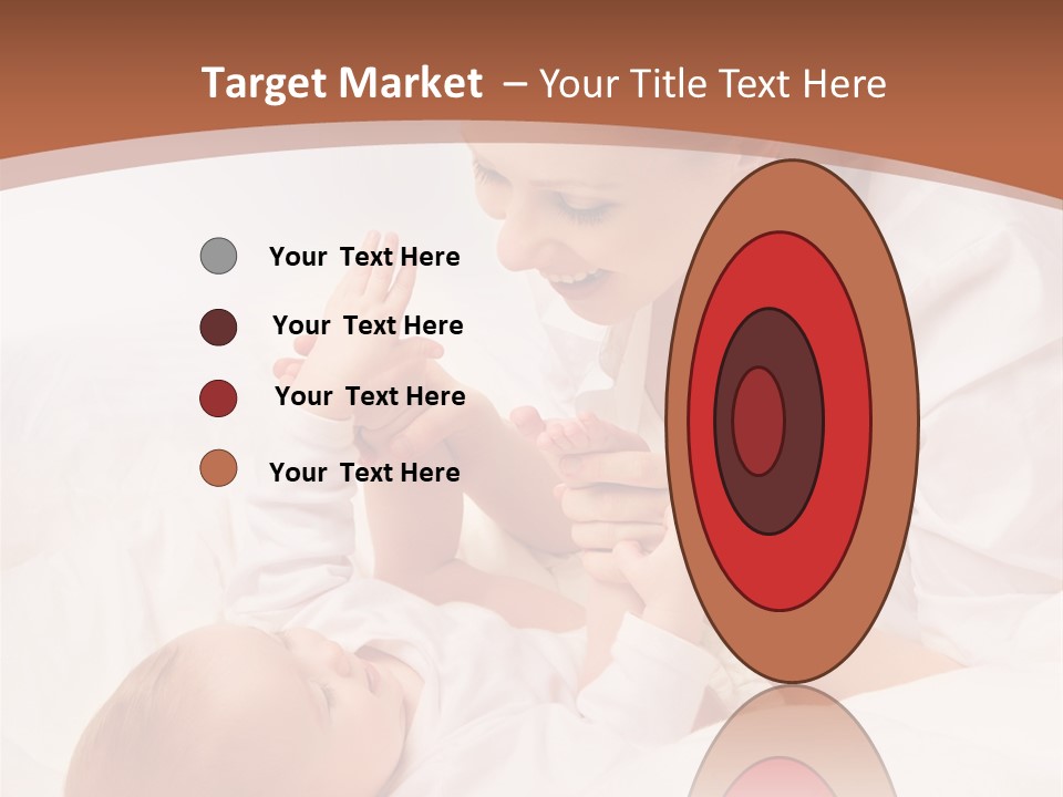 Bonding Two Baby PowerPoint Template