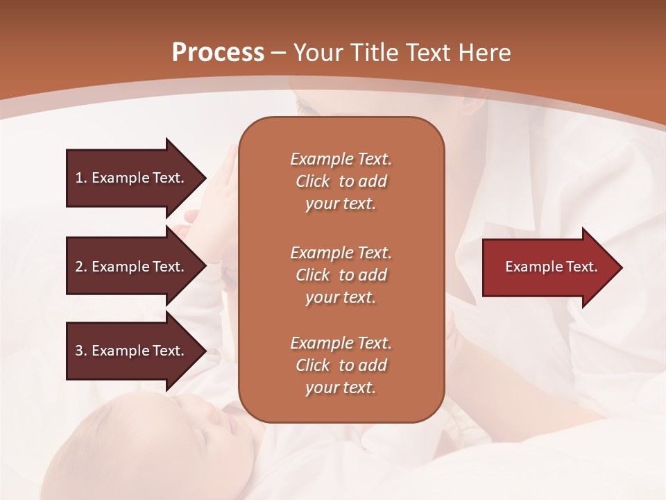 Bonding Two Baby PowerPoint Template