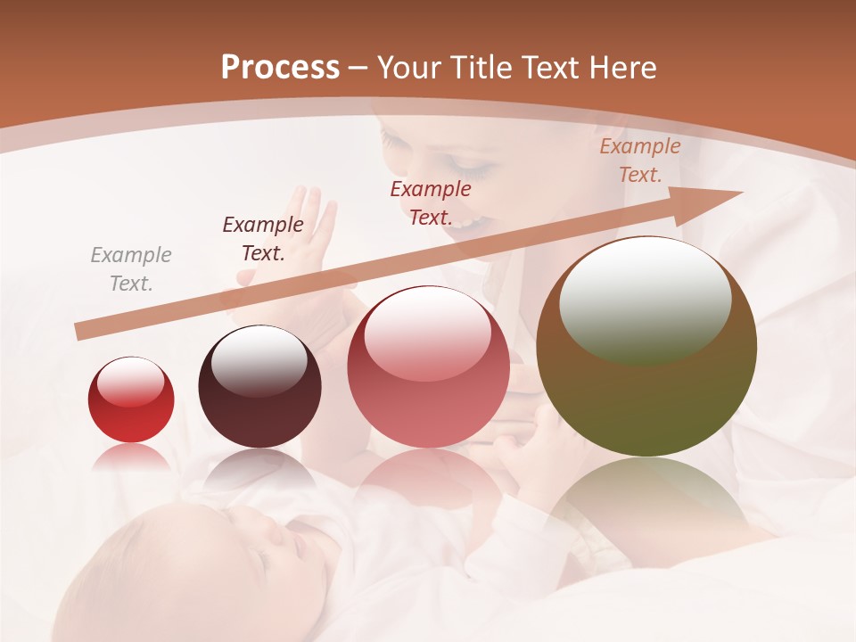 Bonding Two Baby PowerPoint Template