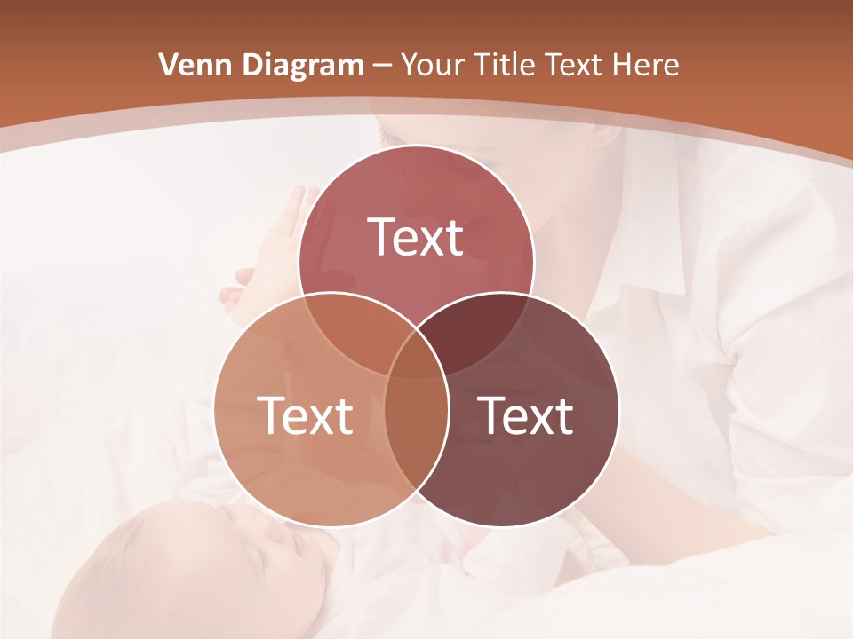 Bonding Two Baby PowerPoint Template