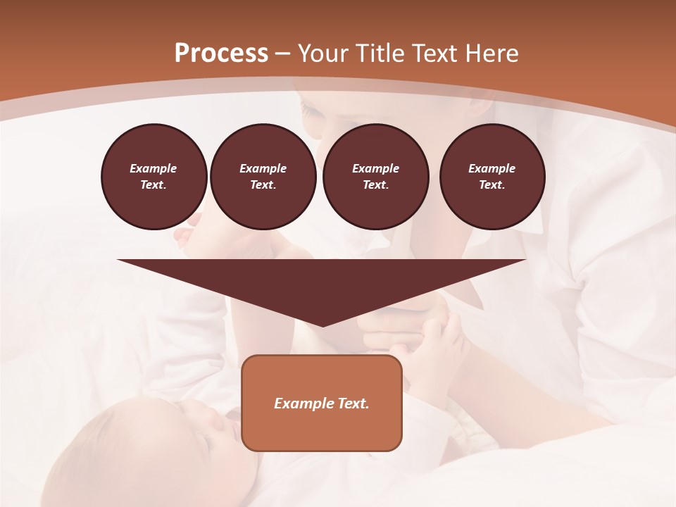 Bonding Two Baby PowerPoint Template