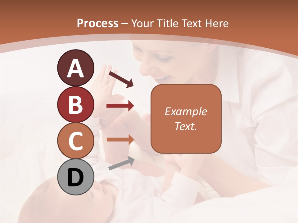 Bonding Two Baby PowerPoint Template