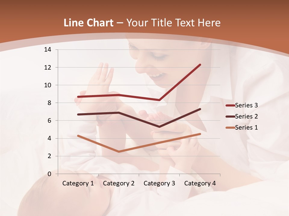 Bonding Two Baby PowerPoint Template