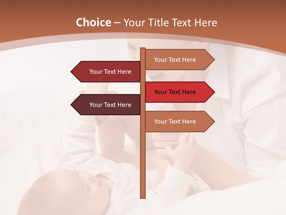 Bonding Two Baby PowerPoint Template