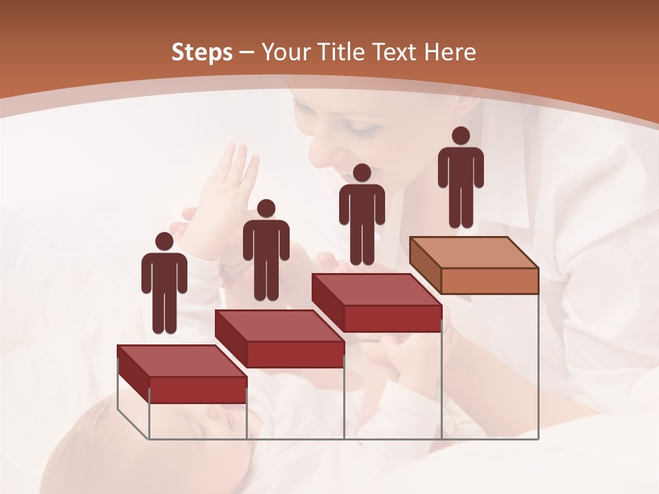 Bonding Two Baby PowerPoint Template