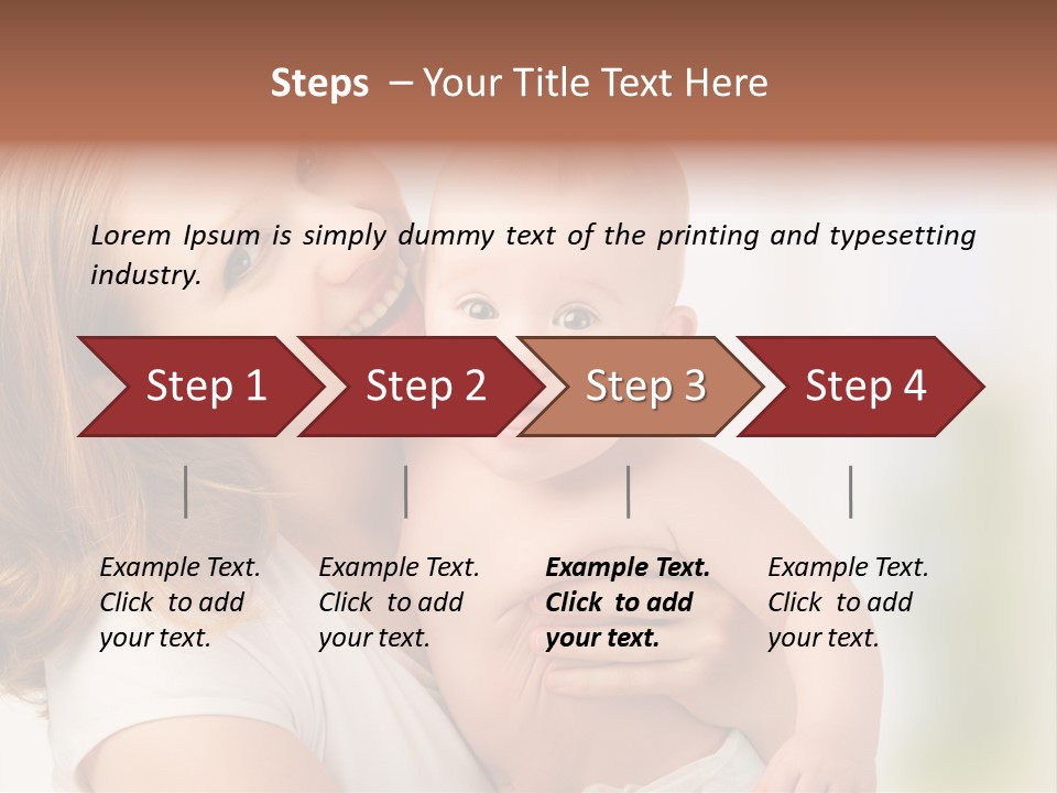 Parent Childhood Portrait PowerPoint Template