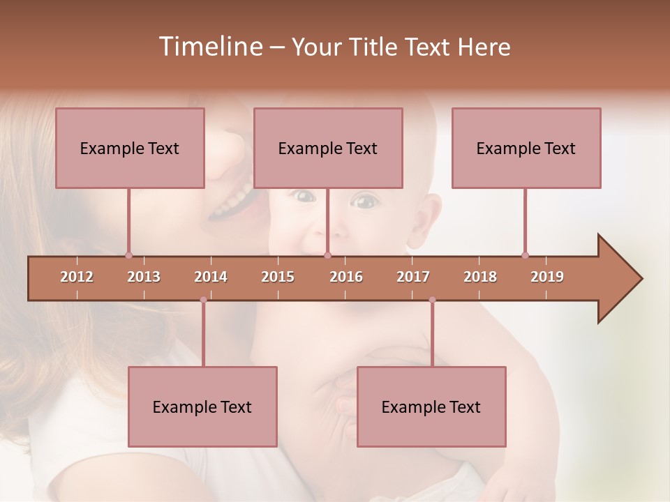 Parent Childhood Portrait PowerPoint Template