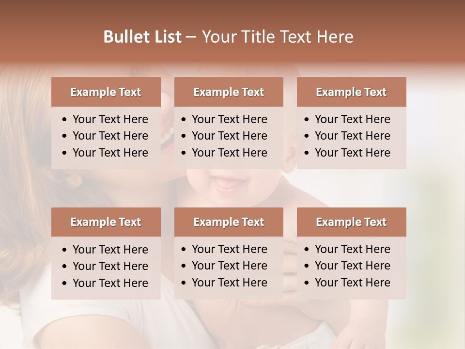 Parent Childhood Portrait PowerPoint Template