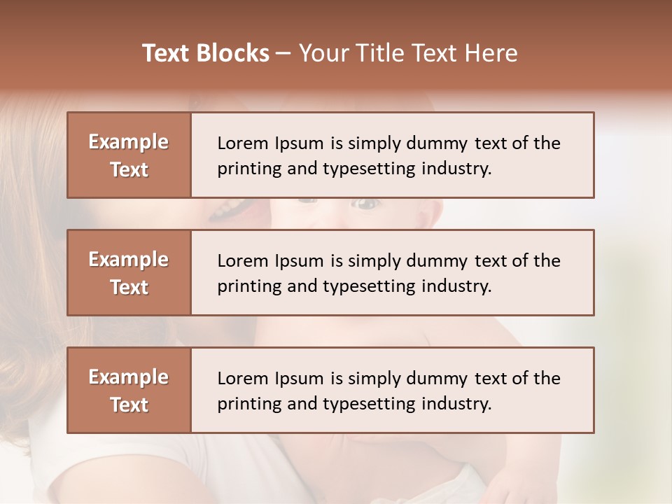 Parent Childhood Portrait PowerPoint Template