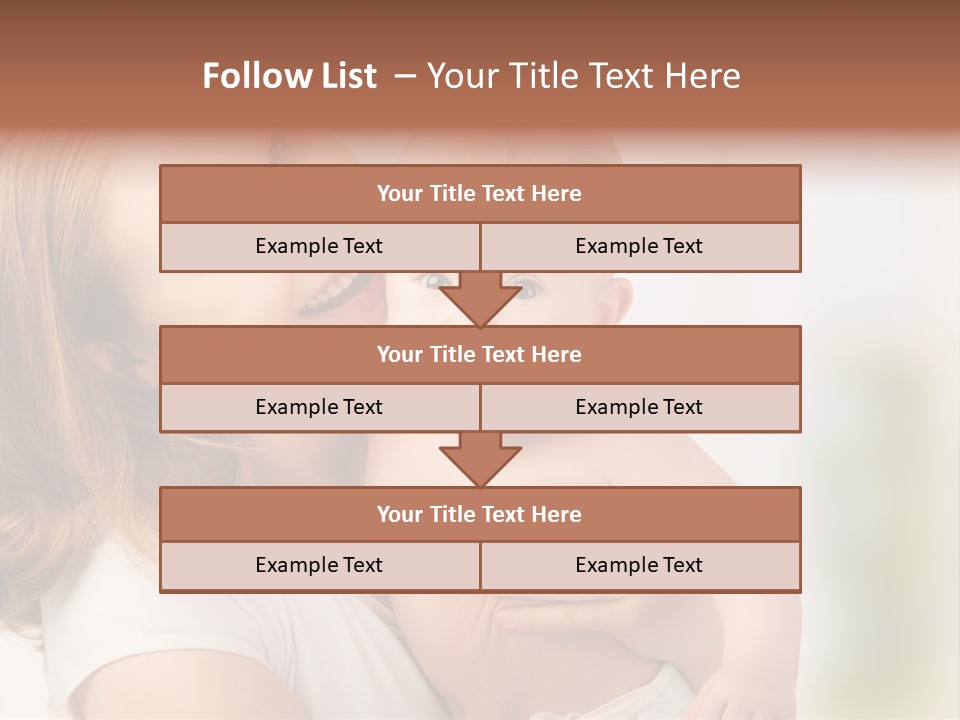 Parent Childhood Portrait PowerPoint Template