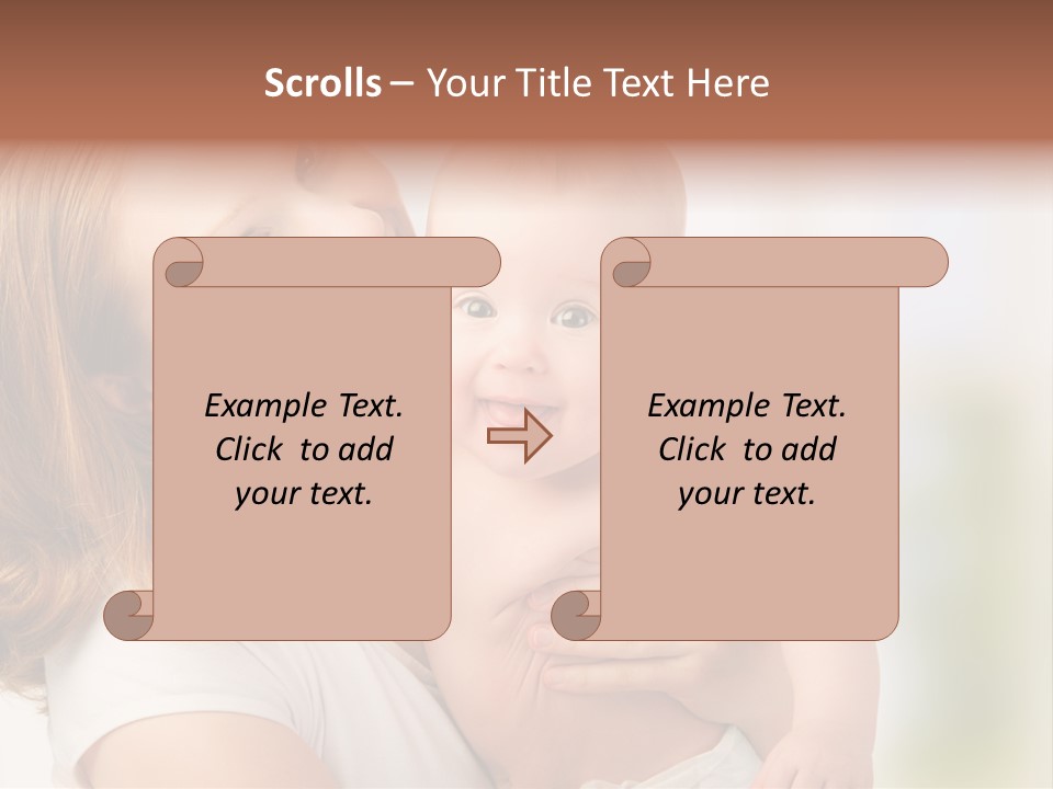Parent Childhood Portrait PowerPoint Template