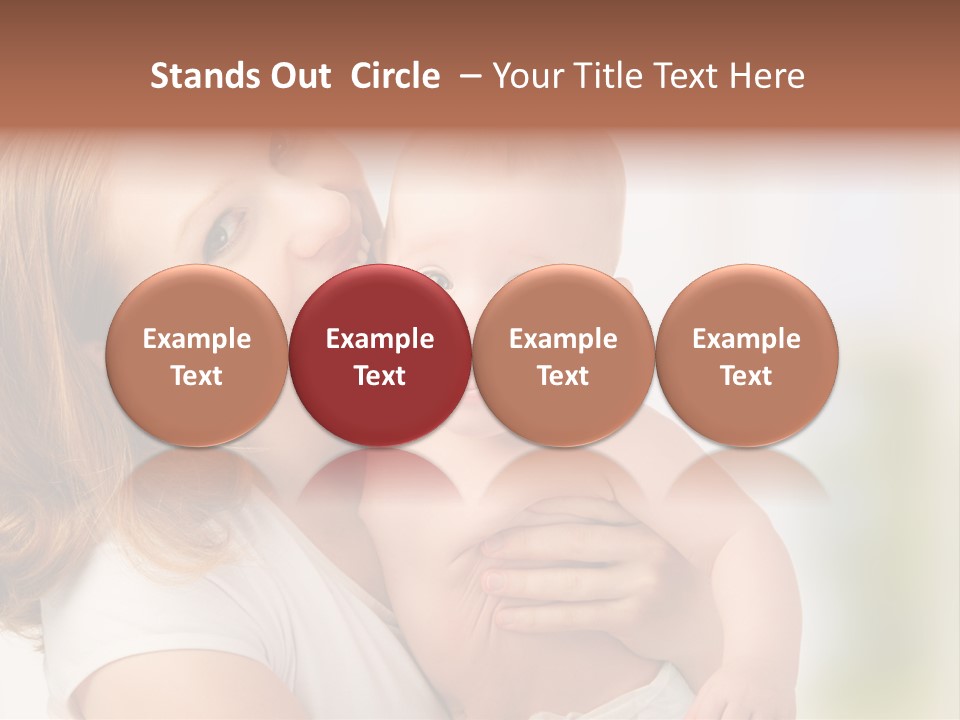 Parent Childhood Portrait PowerPoint Template