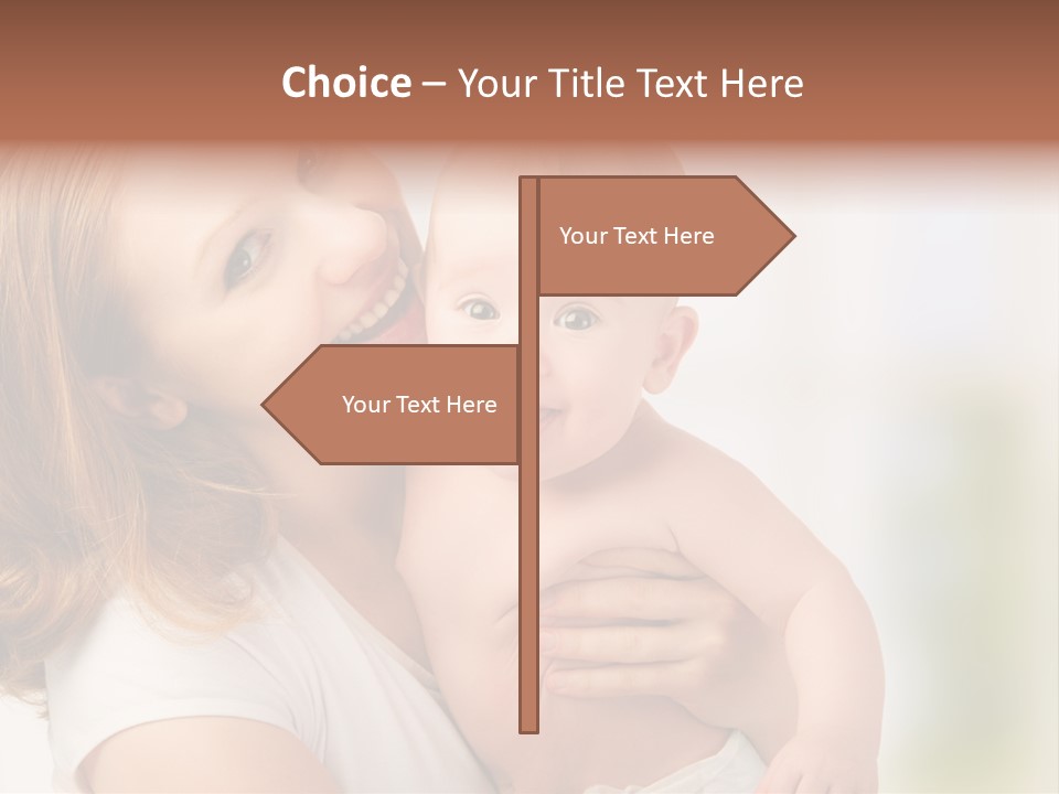 Parent Childhood Portrait PowerPoint Template