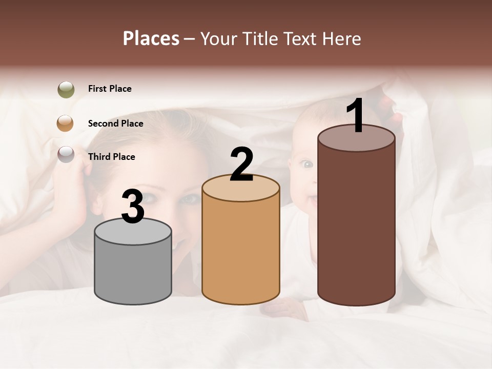 Woman Parents Infant PowerPoint Template