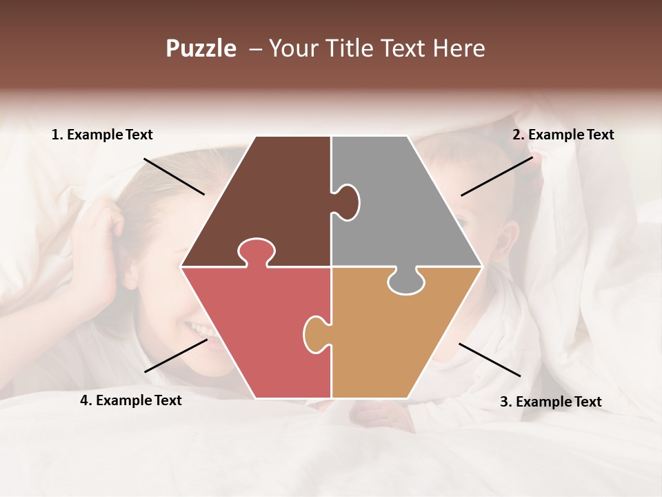 Woman Parents Infant PowerPoint Template